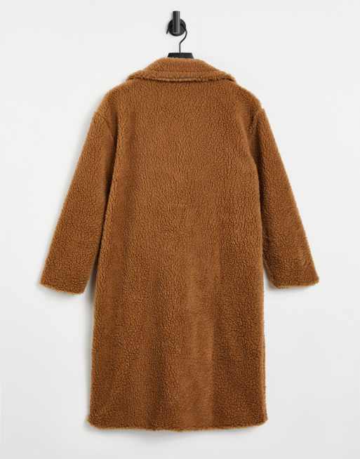 I Saw it First – Brun kappa i lång modell av teddy, 2 av 4