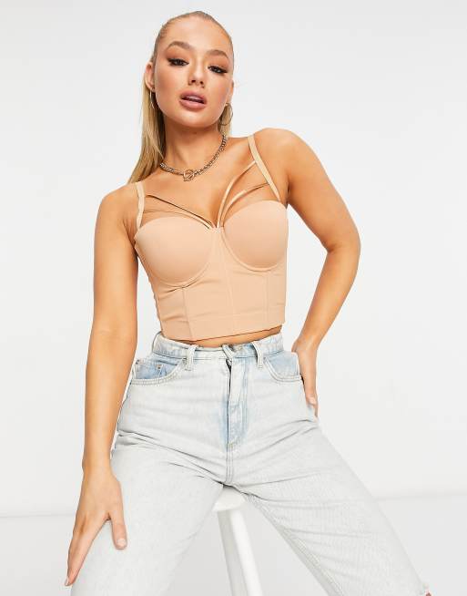 asos.com | Bustcup-Bustier in beige