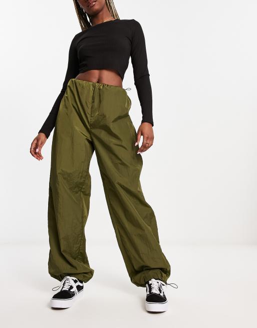 I Saw It First Toggle Waist Parachute Trousers