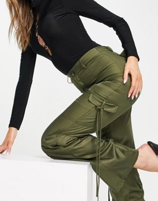 I Saw It First cargo trousers in khaki