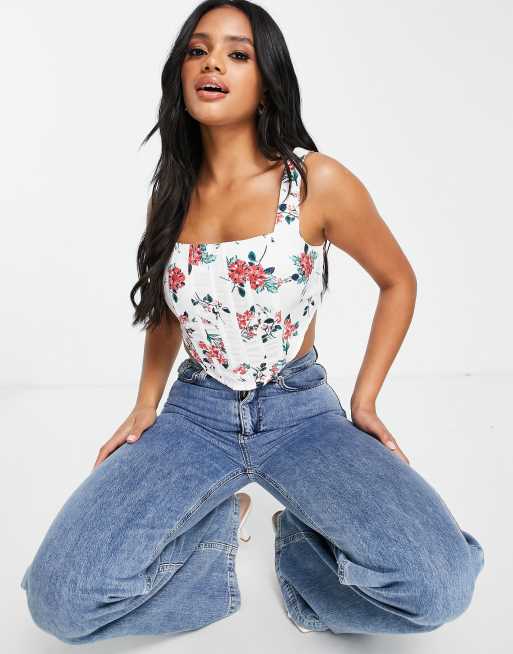 Floral Corset Top