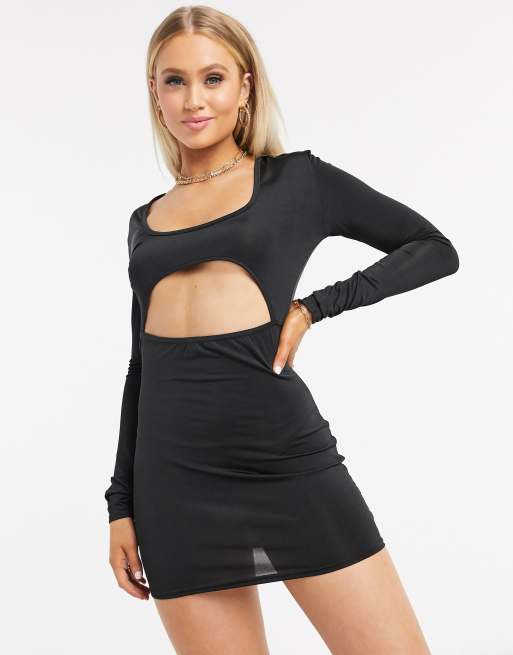 Short Dresses Collection, olaz - Underboob Cutout Dress Showcase