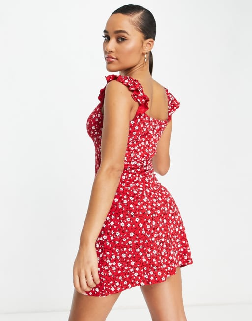 I saw it first red polka dot dress hotsell