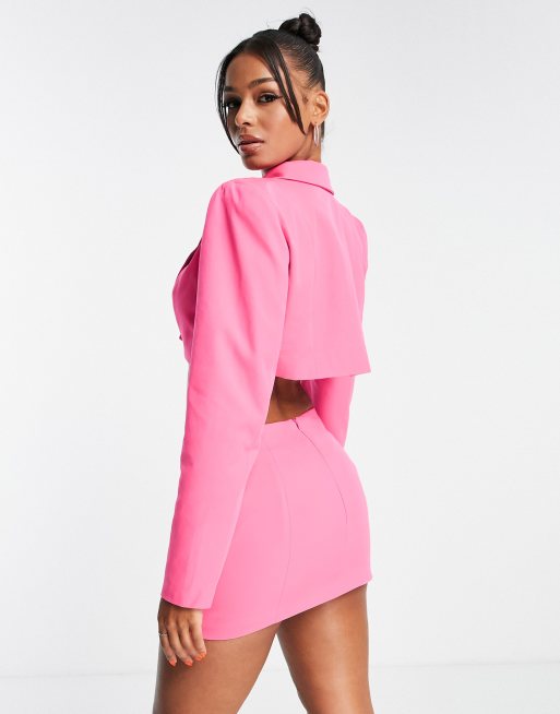 I saw it sale first pink blazer dress