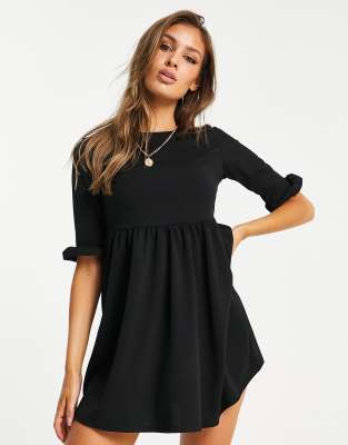 i saw it first black frill dress