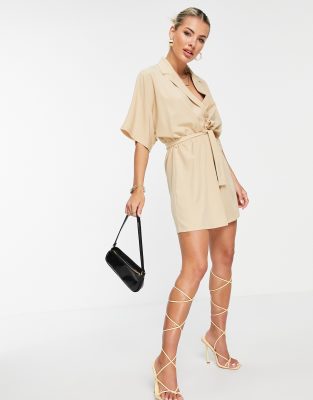 I Saw It First frill wrap detail mini 