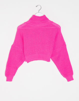 fuschia sweater