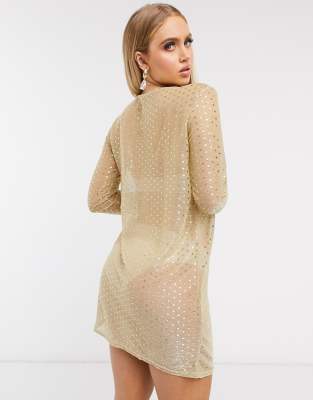 glitter t shirt dress