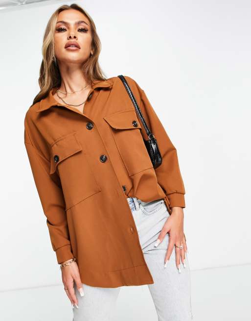 I Saw It First – Hemdjacke in Camel