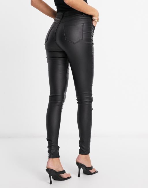 I Saw It First high rise skinny coated jeans, 2 of 4