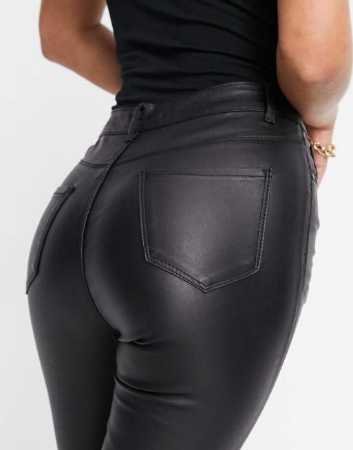 I Saw It First high rise skinny coated jeans, 3 of 4