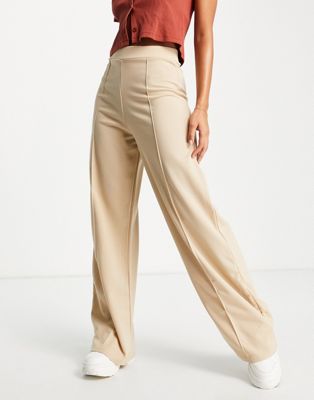 I Saw It First high waisted trouser in camel