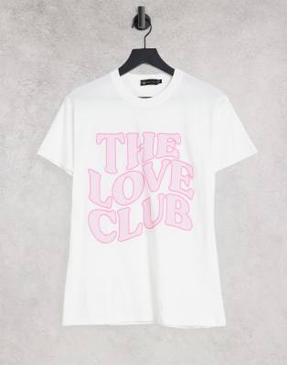 I Saw It First - Hvid T-shirt med kontrastmotiv