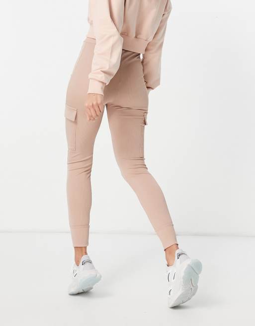 I Saw It First - Joggers cargo a coste color cammello, 2 di 4