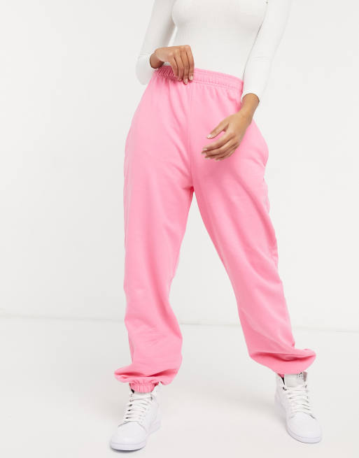 I Saw It First joggers in bubblegum pink