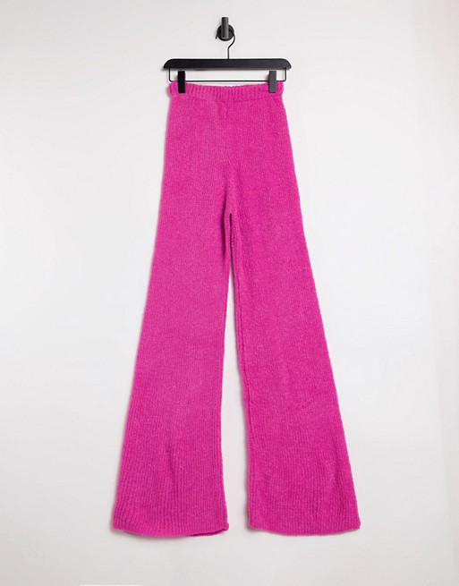 I Saw It First knitted trousers in pink