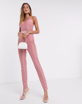 bustier corset jumpsuit