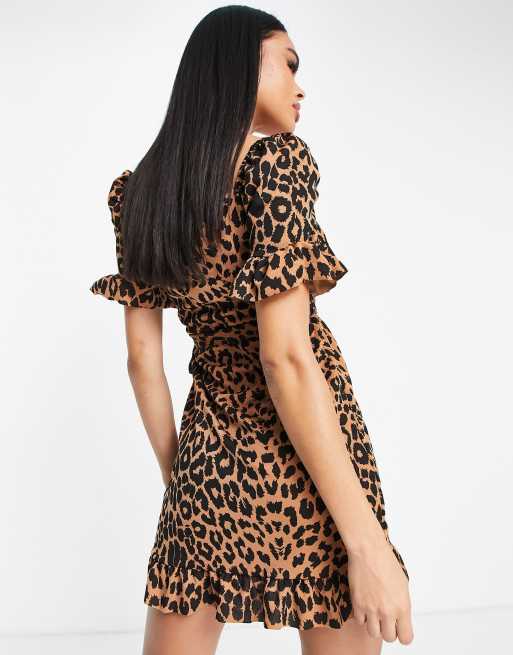 I saw it on sale first leopard print dress