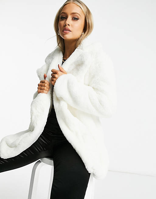 Longline Super Soft Faux Fur Coat, Super Faux Fur Coat