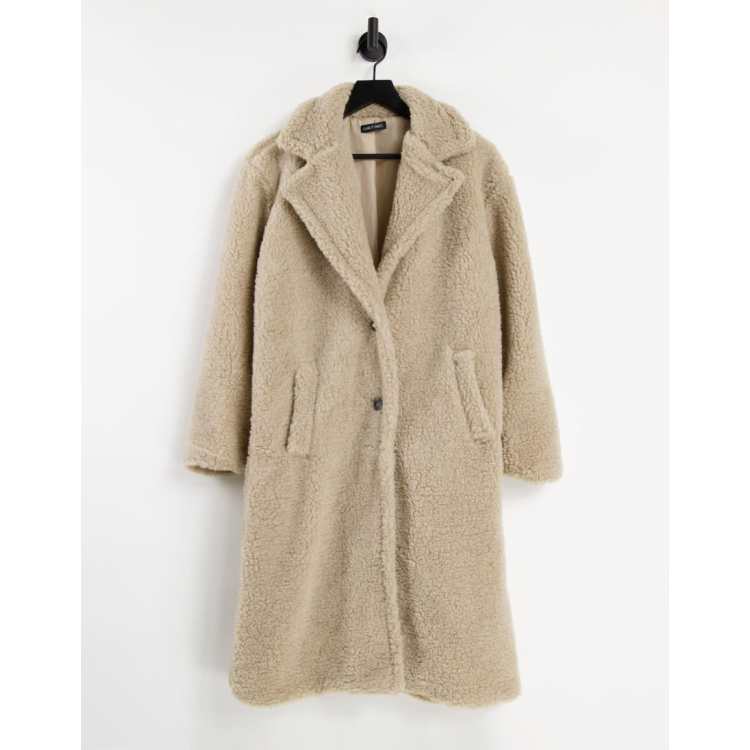 Collusion longline shop teddy coat