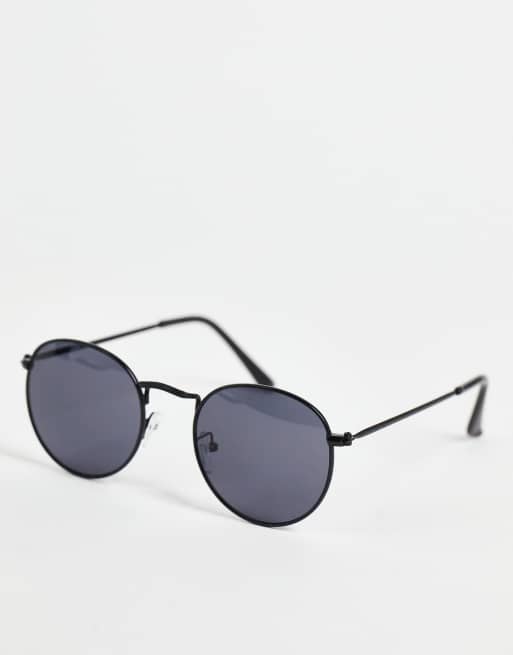 I Saw It First - Lunettes de soleil rondes oversize - Noir