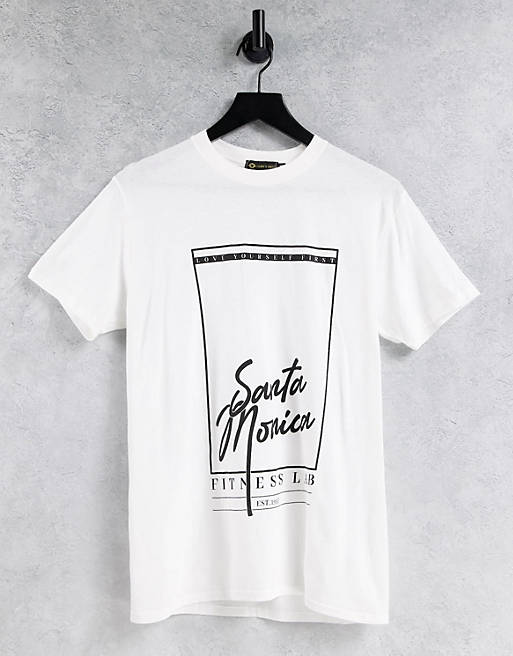 I Saw It First motif t shirt in white