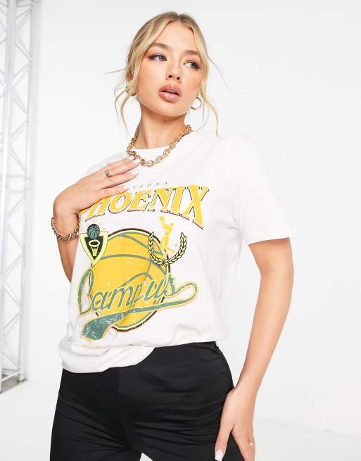 I Saw It First motif t shirt in white