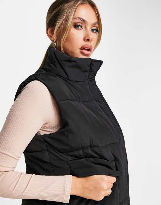 I Saw It First - Mouwloze gewatteerde bodywarmer in zwart, 3 van 4