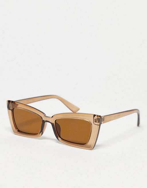 I Saw It First Oversized Cat Eye Sunglasses In Tortoiseshell Asos