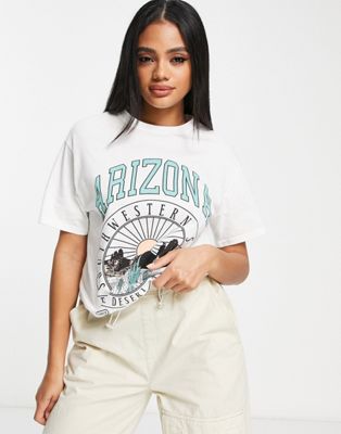 I Saw It First oversized graphic t-shirt in white