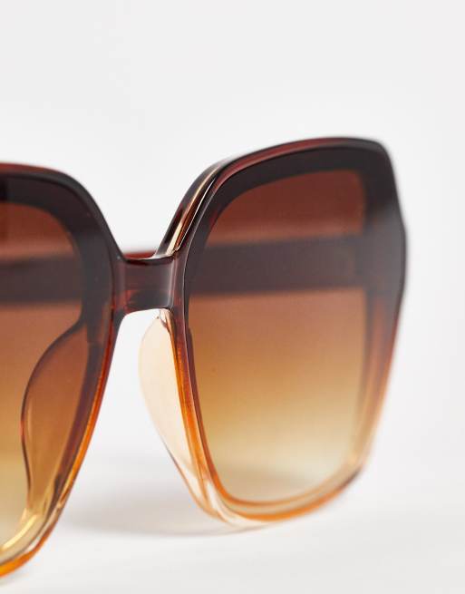 Oversized clearance ombre sunglasses