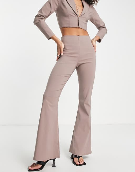 I Saw It First - Pantalon d'ensemble skinny évasé - Taupe, 4 de 4