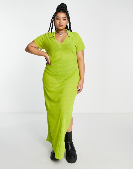 Plus size sheer outlet shirt dress