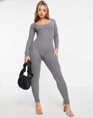 knitted jump suit