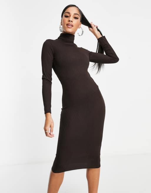 Roll neck sales midi dress