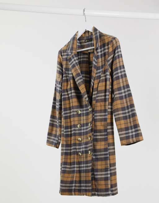 I Saw It First - Robe blazer à carreaux