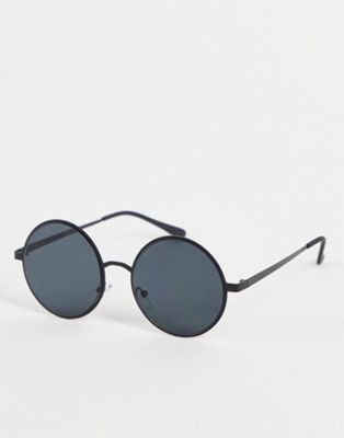 I Saw It First round sunglasses in black
