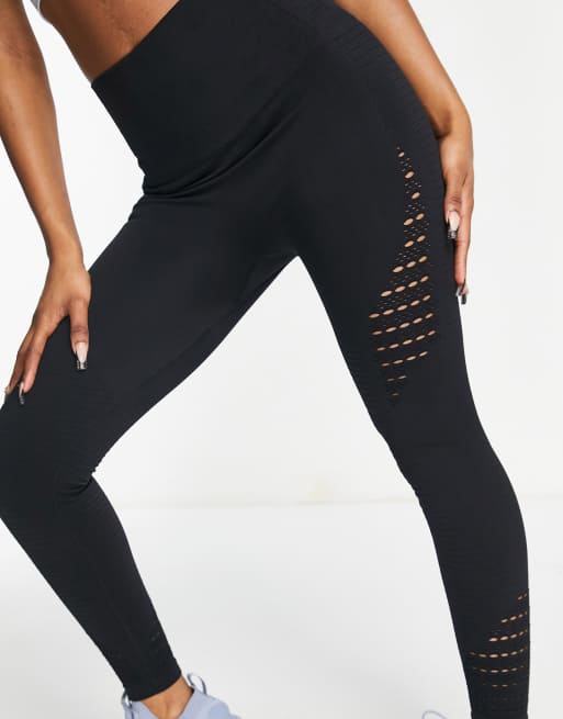 I Saw It First cutout waist legging in black