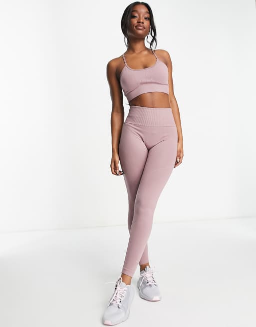 adidas Yoga Essentials 7/8 leggings in beige