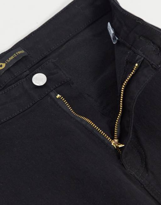 I Saw It First – Skinny jeans med hög midja och revor, 4 av 4