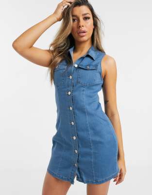 i saw it first denim dress