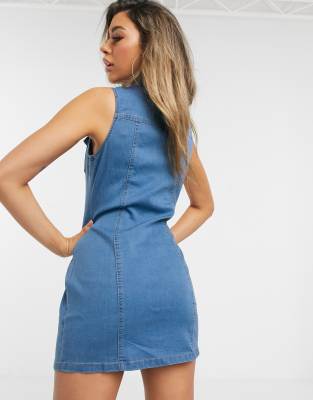 i saw it first denim dress