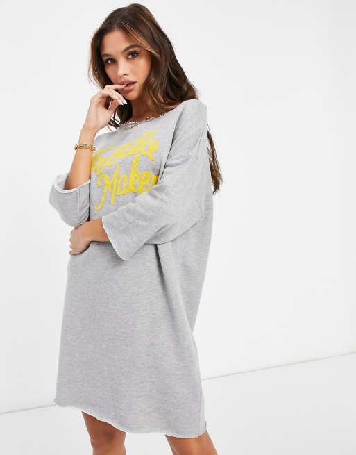 Slogan best sale sweater dress