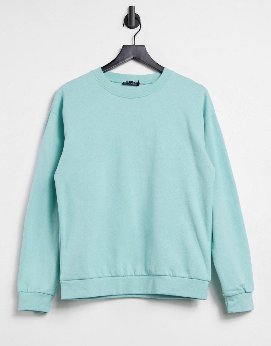 I Saw It First Sweatshirt In Mint-green