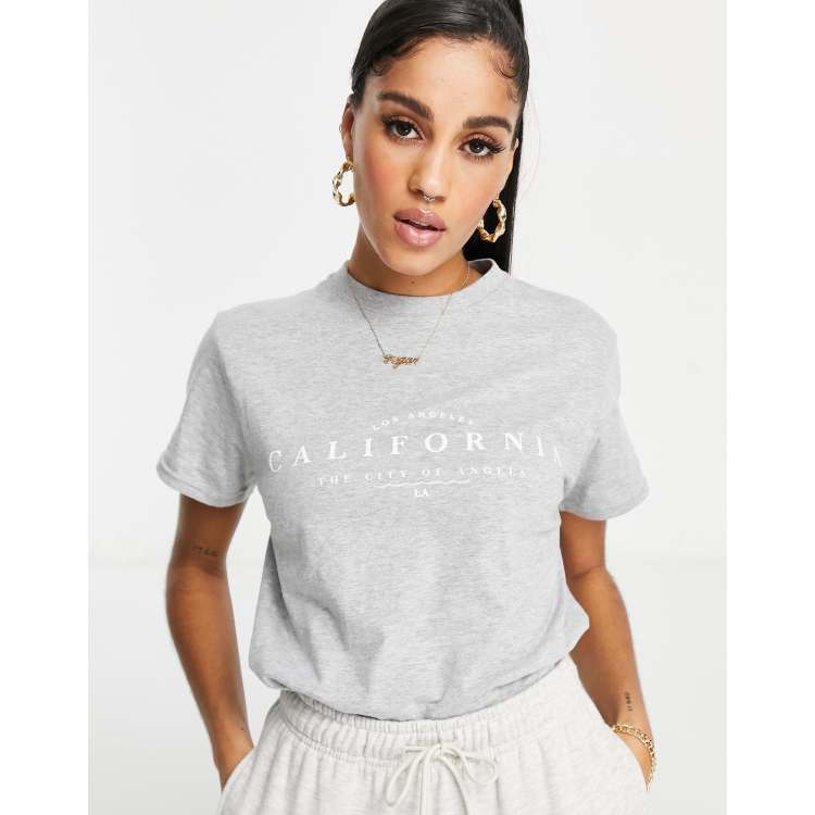 City of Los Angeles Women's Fitted Crew Neck Shirt