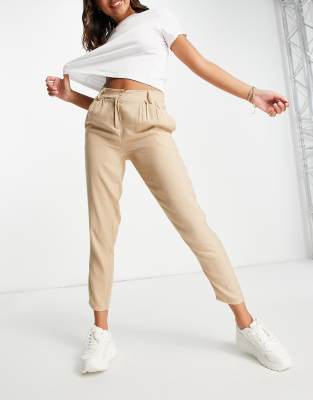 I Saw It First I Saw It First tailored trouser in beige-Neutral