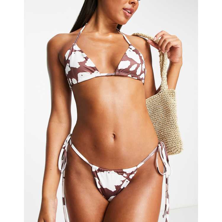 Cow print bikini store set