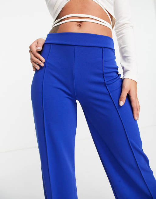 I Saw It First wide leg pants in cobalt blue (part of a set), 3 of 4
