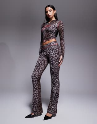 I.am.gia Blare Logo Back Print Contrast Stitch Track Pant Co-ord In Multi