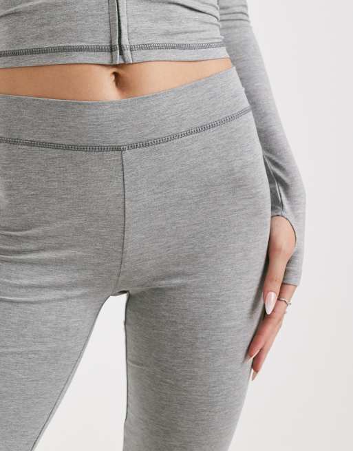 I.AM.GIA Blare logo back print contrast stitch track pant in gray - part of a set